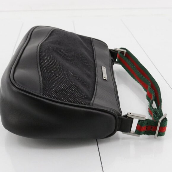 Gucci Vintage Denim Mini Web Pochette - Picture 7 of 16